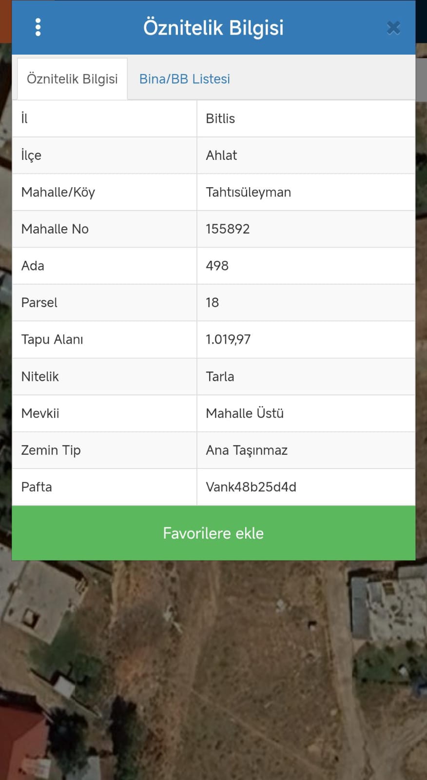 Bitlis / Ahlat / Tahtı Süleyman Mh. SATILIK ARSA 1000M²  - BİTLİS AHLAT fotoğraf 2